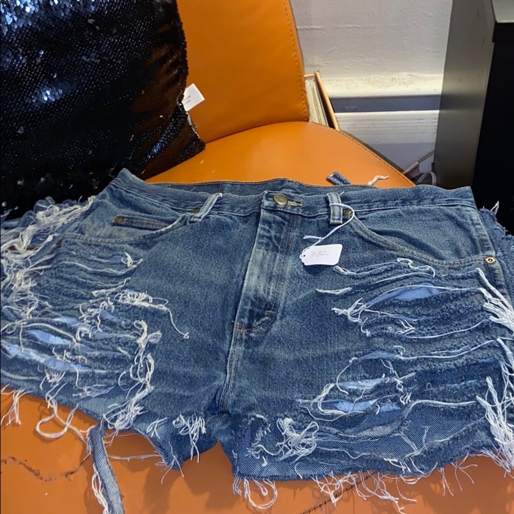 Denim shorts